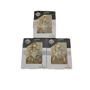 Three Dashing Fine Gifts - IQ Puzzles - Factory Sealed - 3 Count - NEW